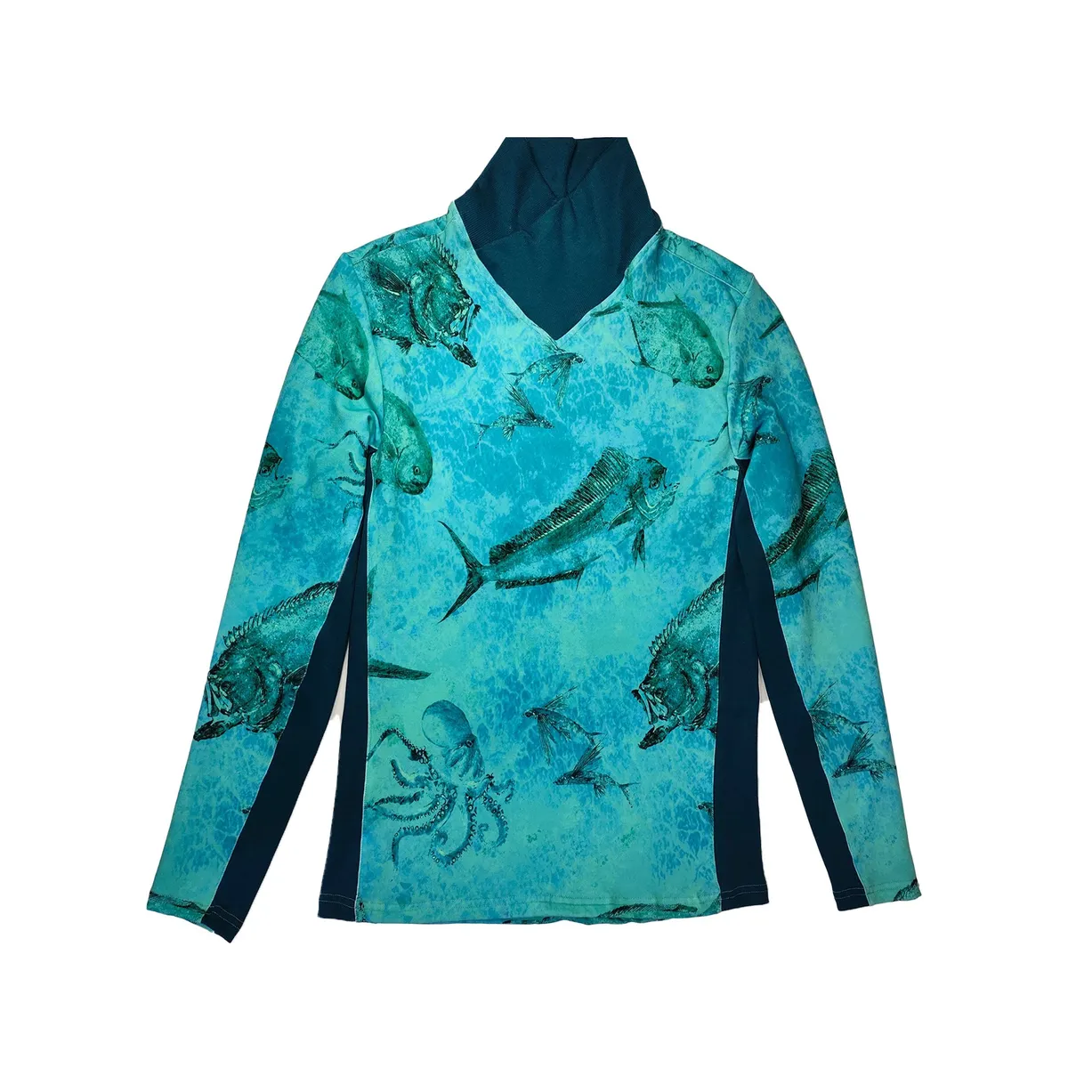 GENERICO - Hoddie Polera Camuflada Pesca