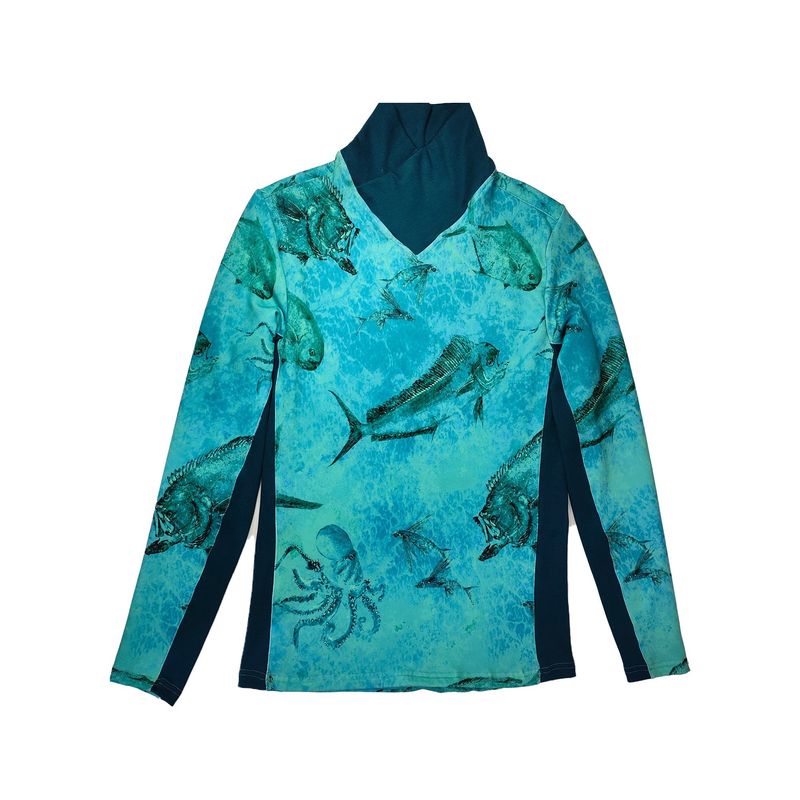 GENERICO - Hoddie Polera Camuflada Pesca