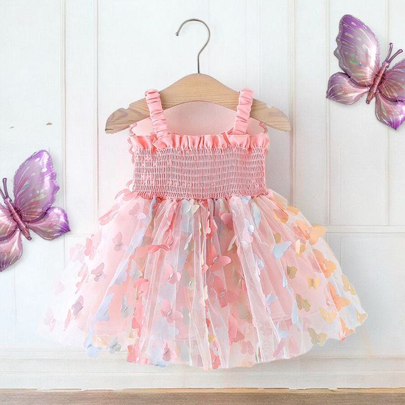 GENERICO - VESTIDO PARA BEBÉ  - MODELO MARIPOSA