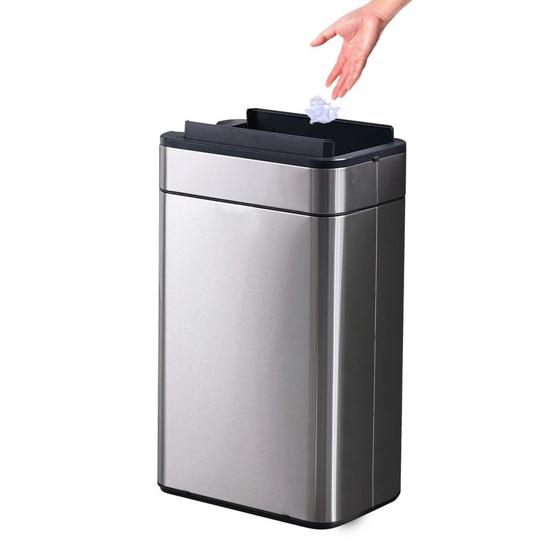 KOTIINI - Basurero sensor acero Kotiini Alas USB 20L