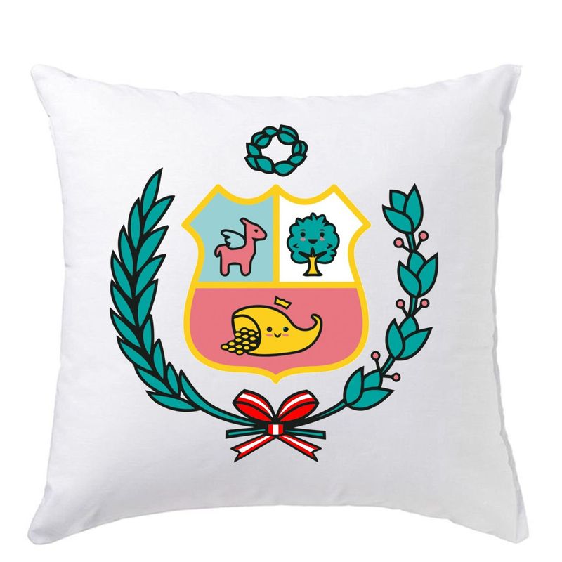 GENERICO - DNuñez - Escudo del Peru Kawai Cojin Funda