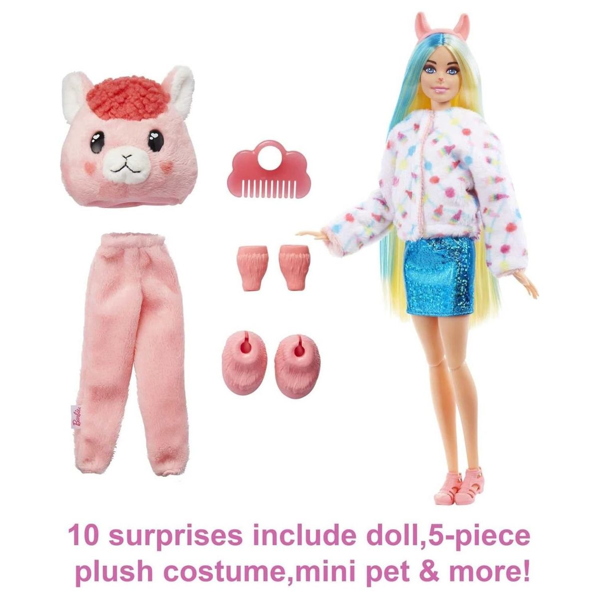 BARBIE - Barbie Cutie Reveal Disfraces- Llama