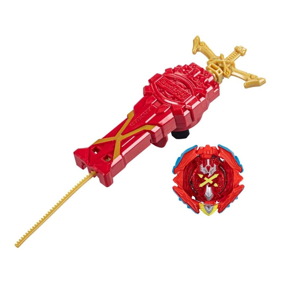 BEYBLADE - Beyblade Burst Quadstrike Lanzador Xcalius