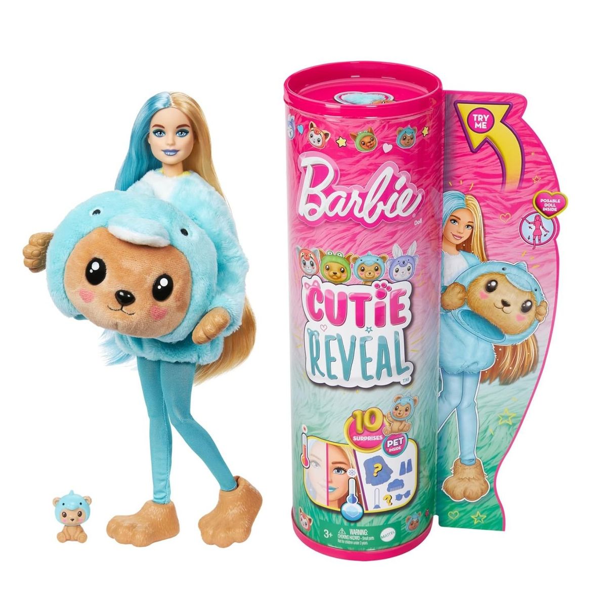 BARBIE - Barbie Cutie Reveal Disfraces- Delfin