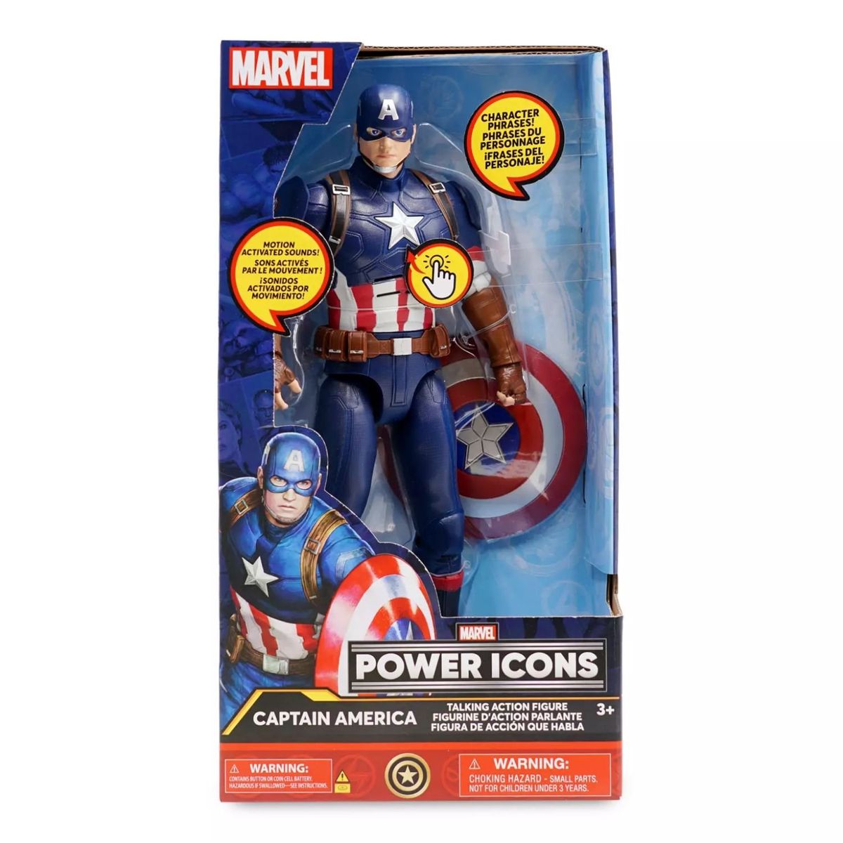 MARVEL - Figura Marvel Capitan America con Sonido