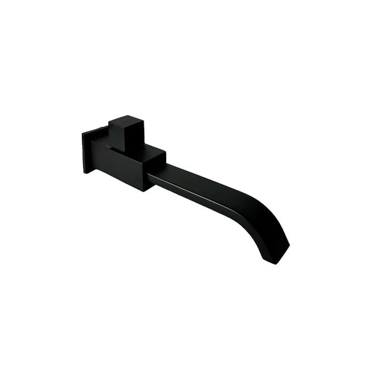 XM - LLAVE DE LAVATORIO CUADRADO NEGRO PARED L502-01