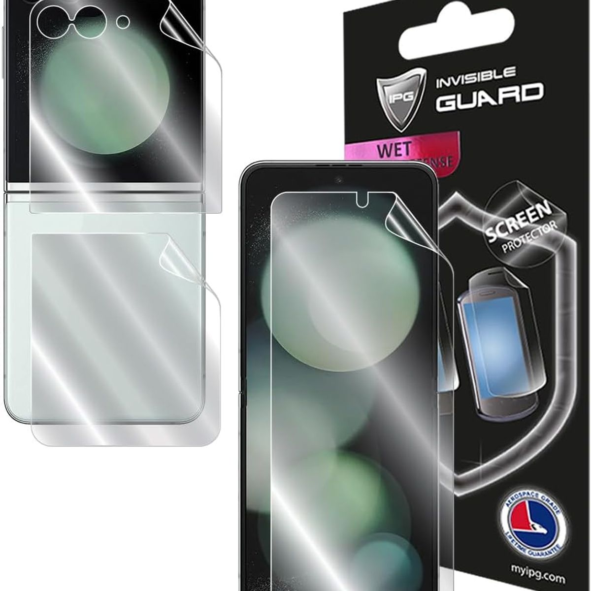 GENERICO - Mica Hidrogel para Samsung Z Flip 5 Ambos Lados Transparente