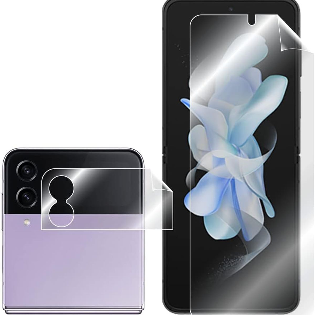 GENERICO - Mica Hidrogel para Samsung Z Flip 3 Ambos Lados Transparente