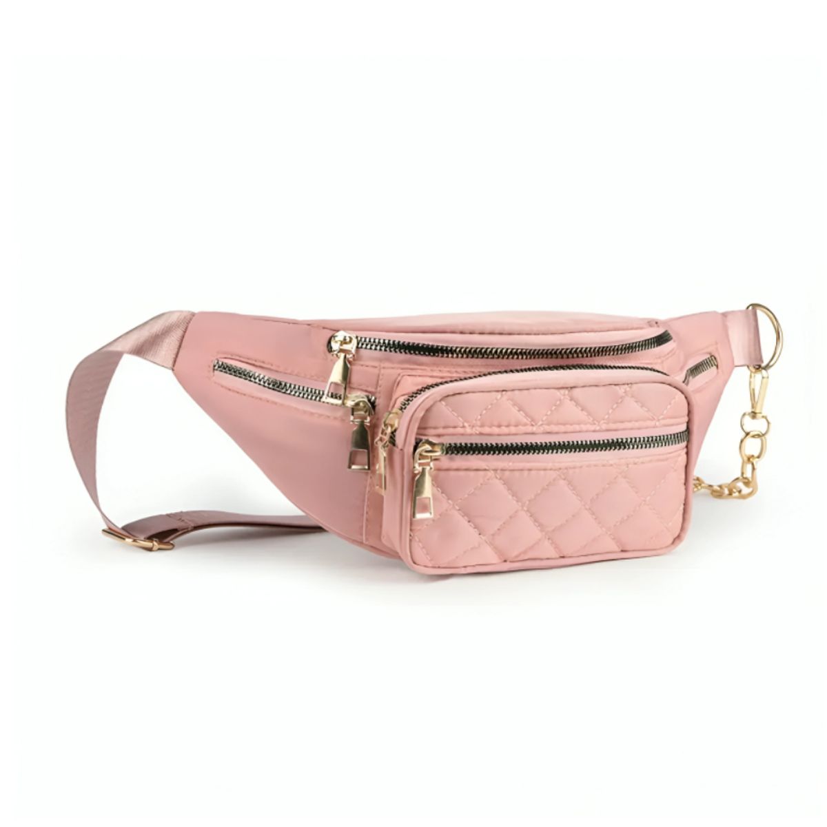 GENERICO - Canguro casual para mujer con varios bolsillos con cierre_.