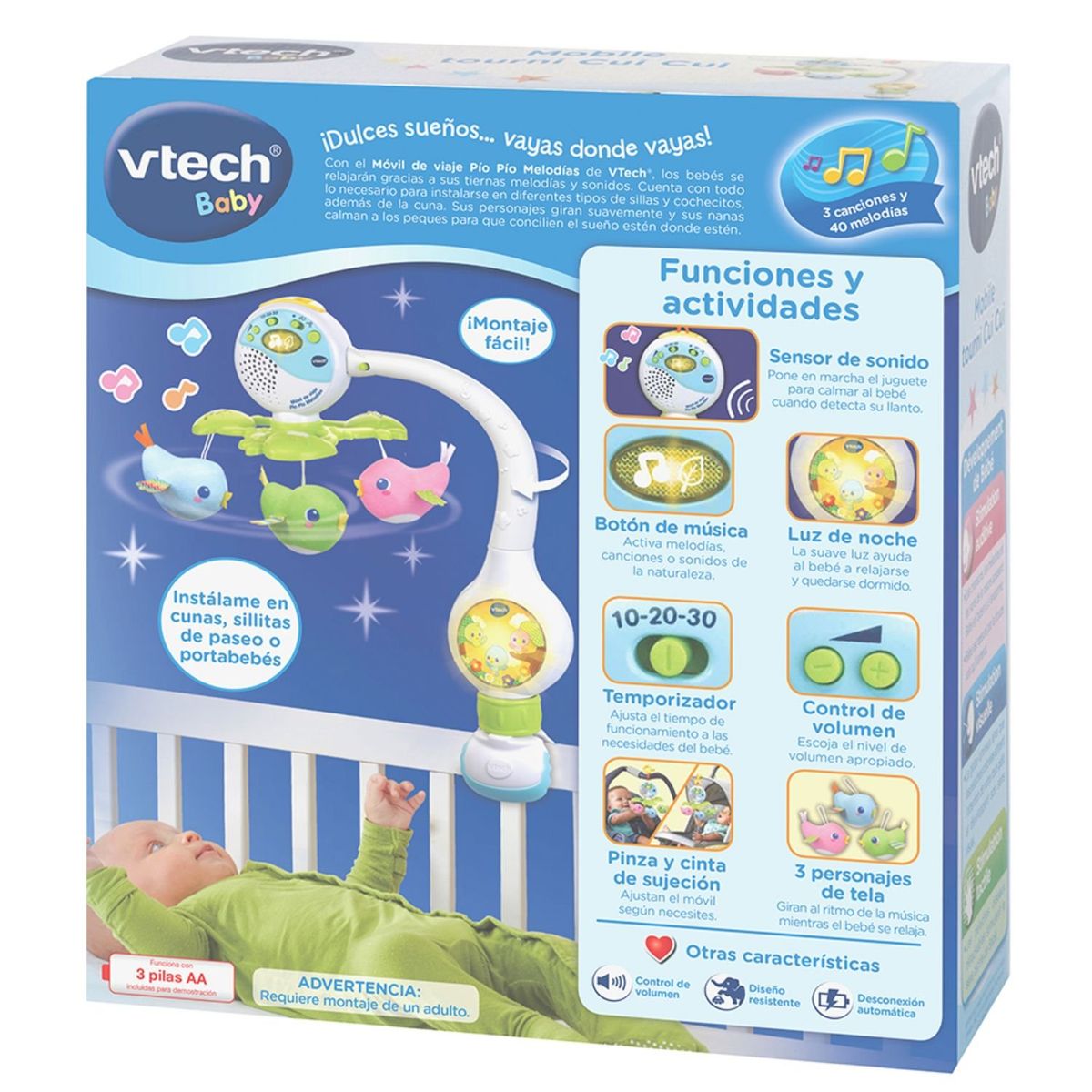 VTECH - Móvil de Viaje Pio Pio