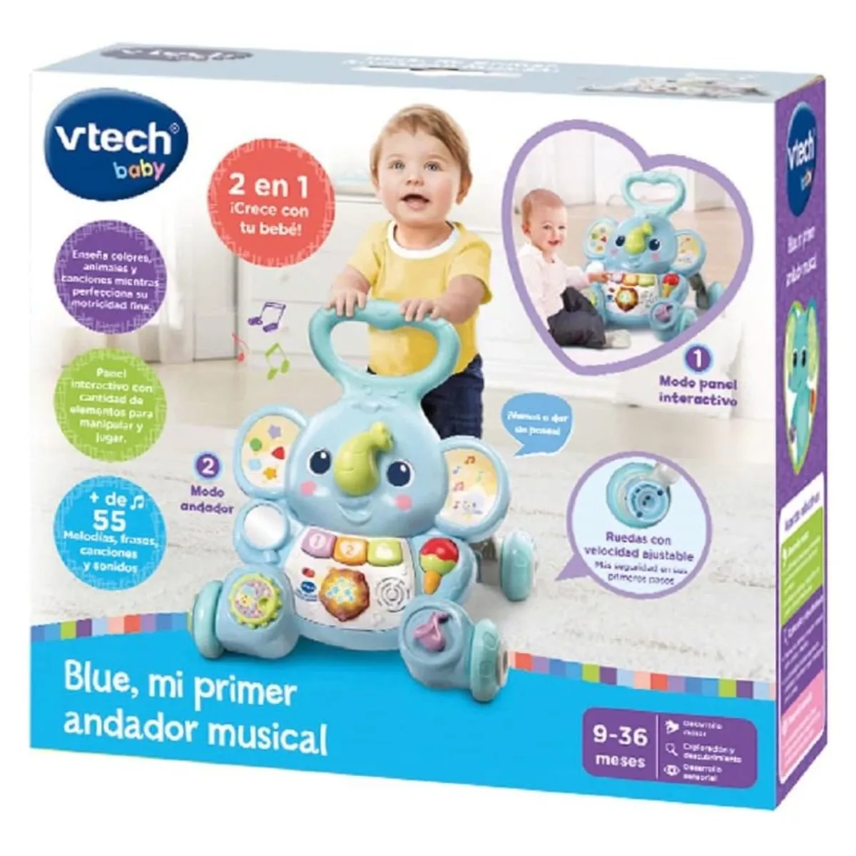 VTECH - Blue Mi primer Andador Musical