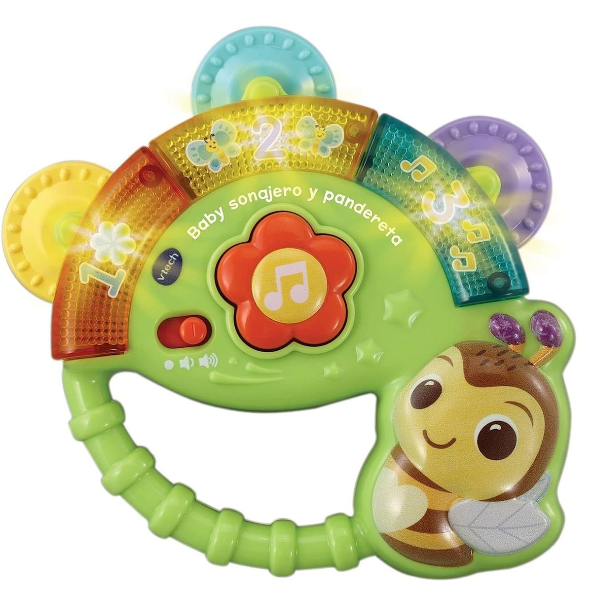 VTECH - Baby Sonajero y Pandereta Abejita Musical