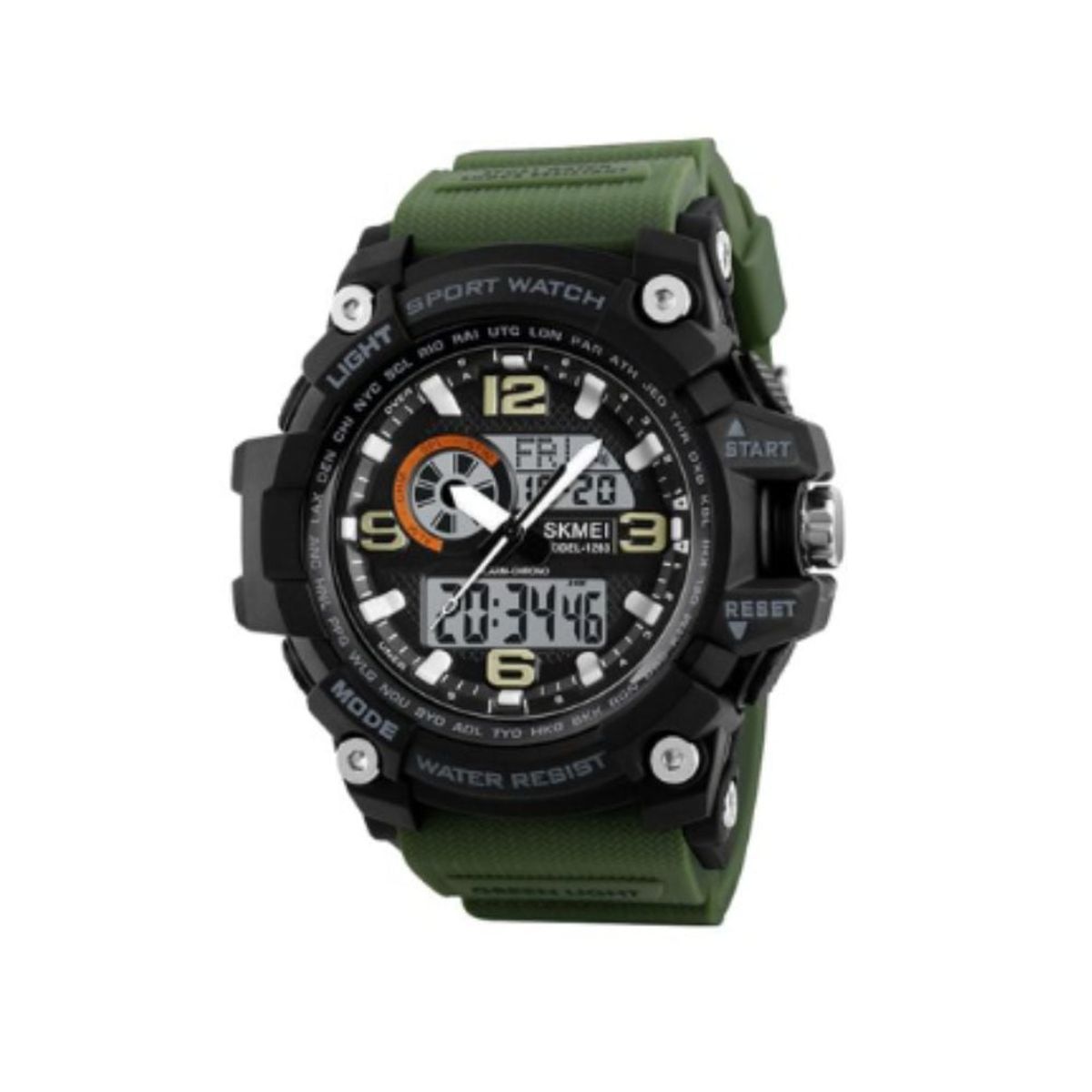 SKMEI - Reloj Skmei 1283 Dual Timer Militar