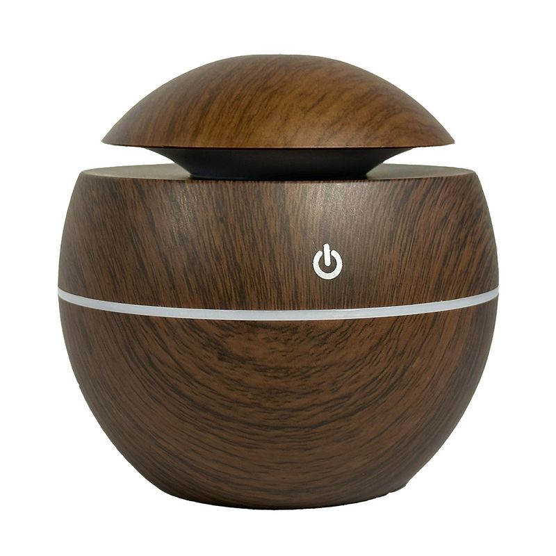 GENERICO - Difusor 130 ml ultsonic mini con filtro Madera Oscura + 1 aceite