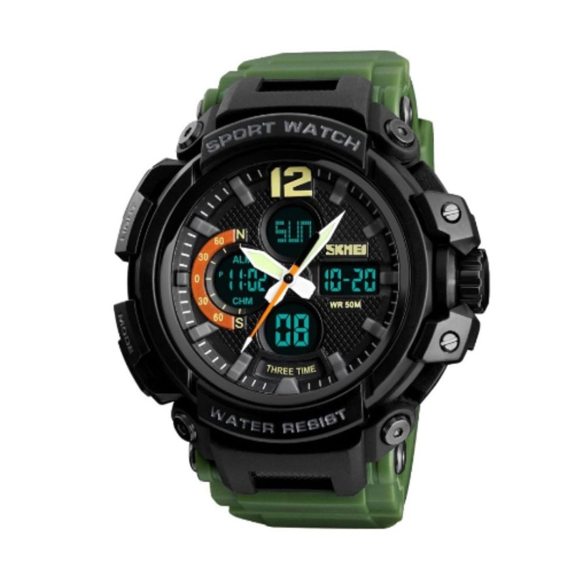 SKMEI - Reloj Skmei 1343 Deportivo Force Verde