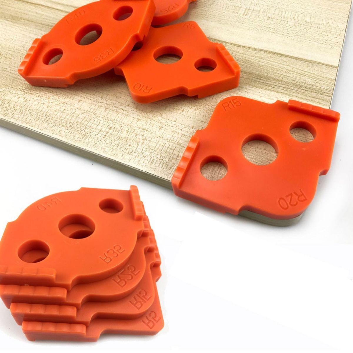 Set plantilla ABS para moldura radial en madera, marca OEM - Foto Principal