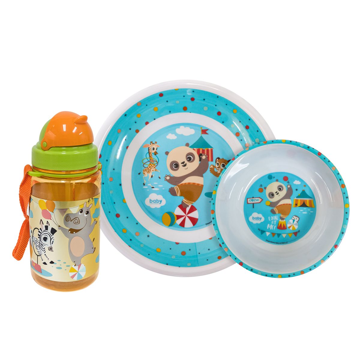 SCOOL - Vajilla de melamine 3 piezas Madagascar