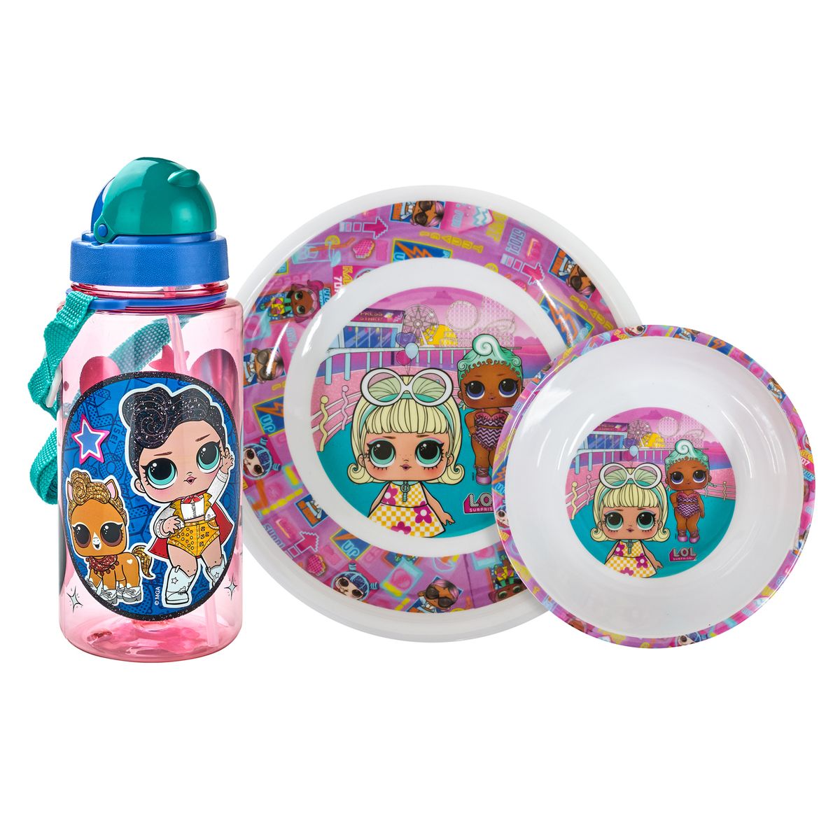 SCOOL - Vajilla de melamine 3 piezas LOL