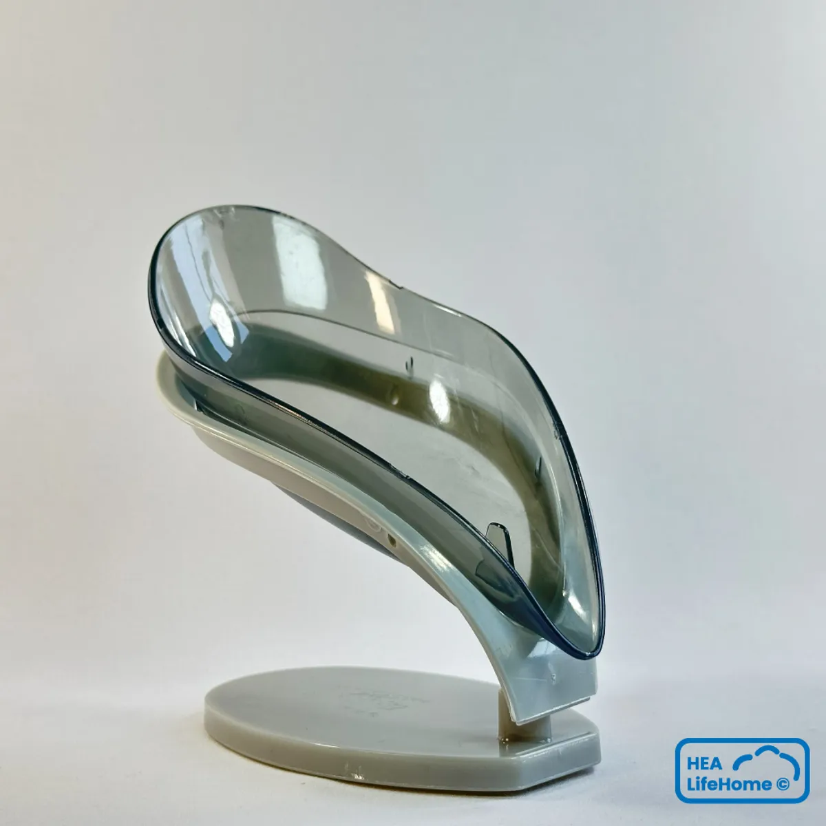 OEM - JABONERA DE PVC TIPO HOJA - GRIS