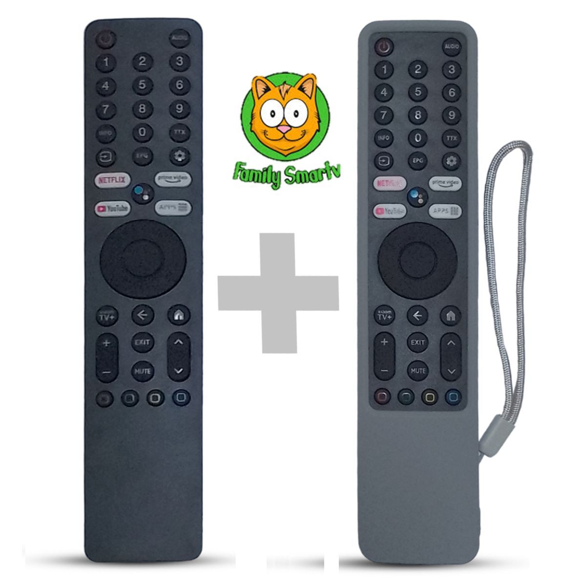 UNIVERSAL - Control Remoto Tv Xiaomi XMRM-ML MI TV Q2 + Funda Plomo