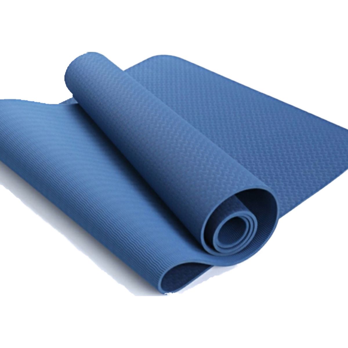 HOME FIT - Mat tamaño  extra ancho 8mm ecologico Azul