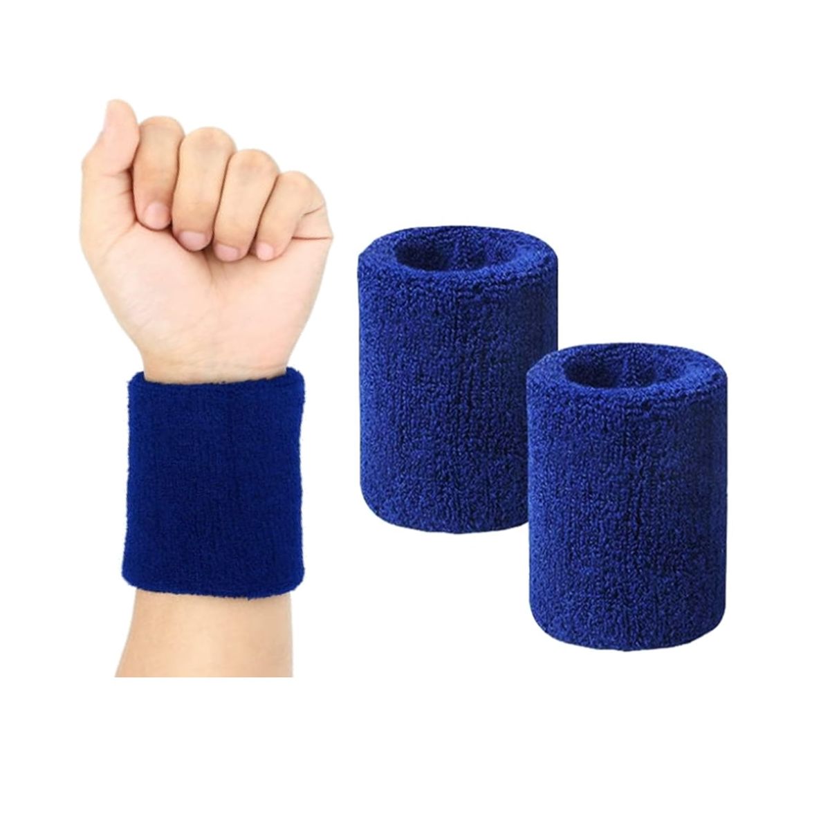 GENERICO - MUÑEQUERA DEPORTIVA DE FELPA PARA SUDOR