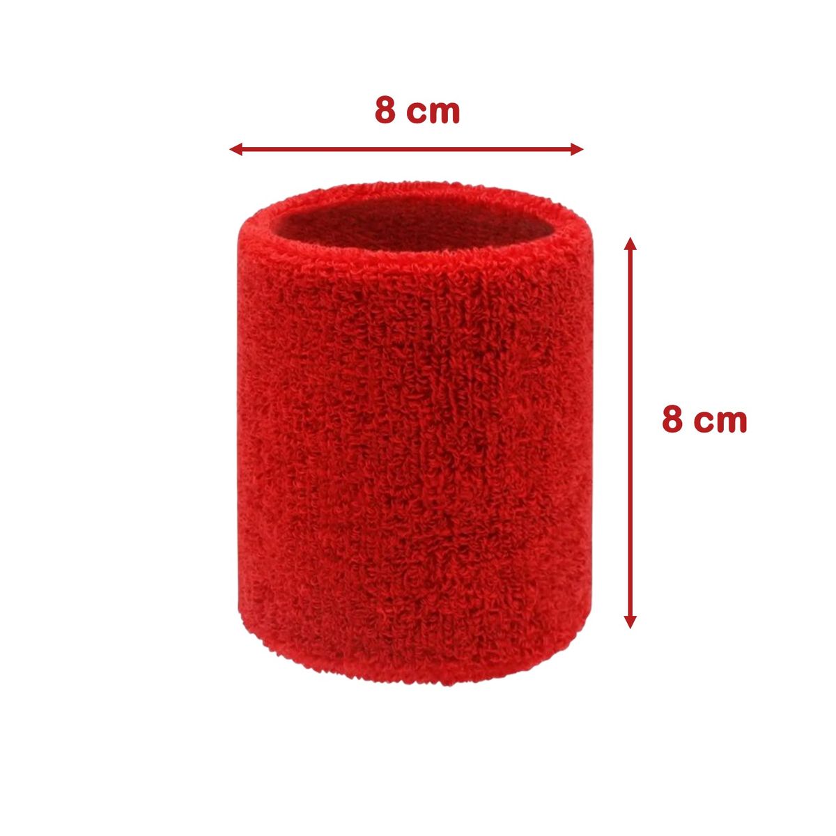 GENERICO - MUÑEQUERA DEPORTIVA DE FELPA PARA SUDOR