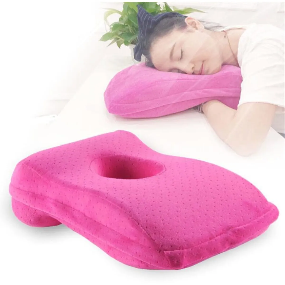 GENERICO - Almohada Viscoelástica Gel para dormir boca abajo.