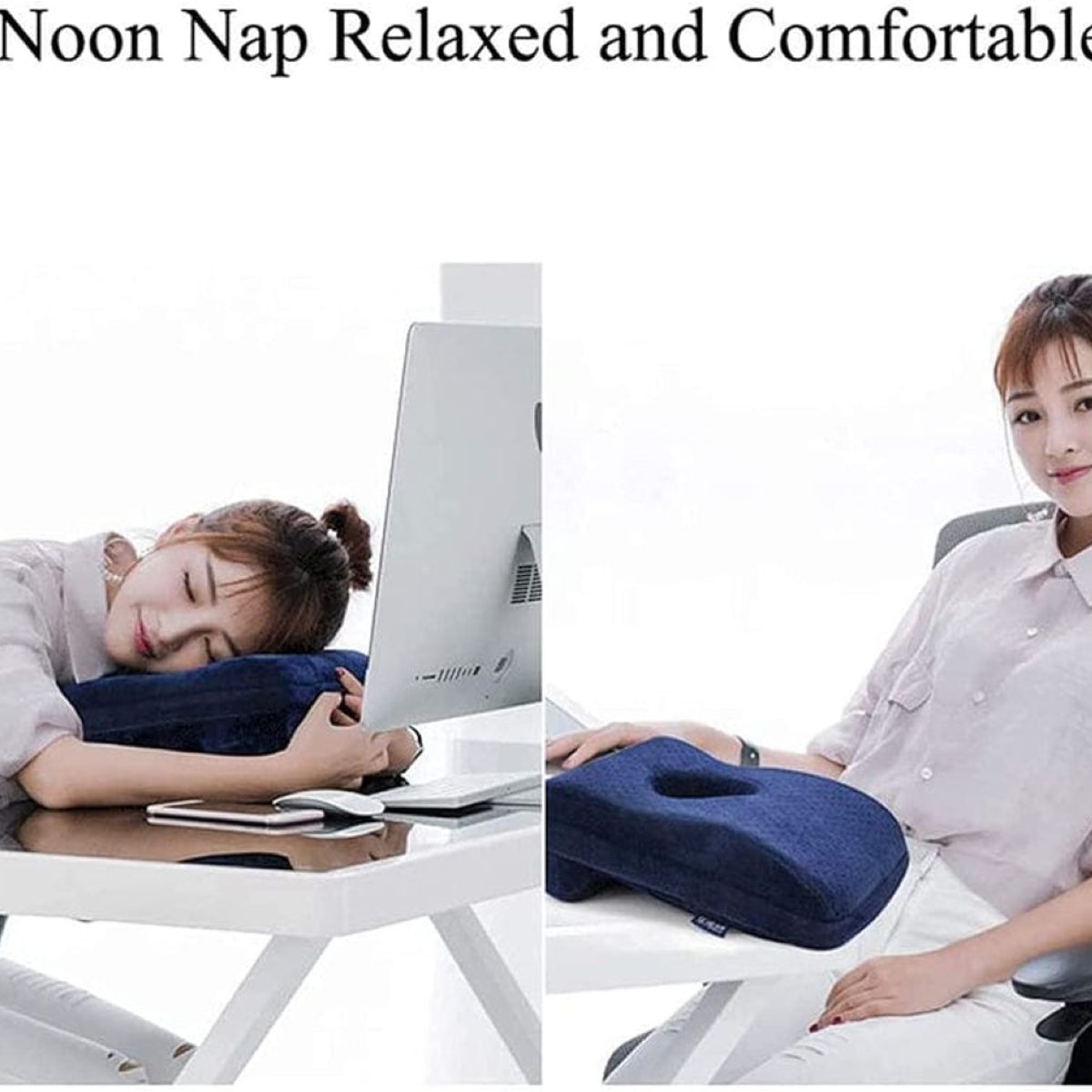 GENERICO - Almohada Viscoelástica Gel para dormir boca abajo.