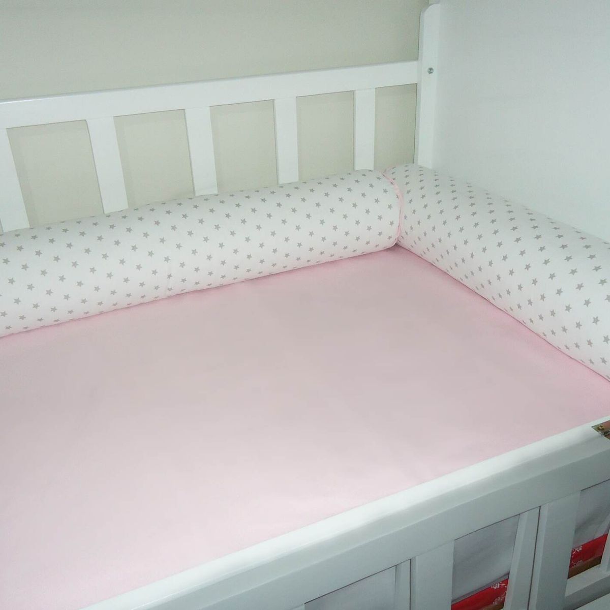 GENERICO - Bumpers Tubulares de cuna - diseño estrellitas -4 piezas