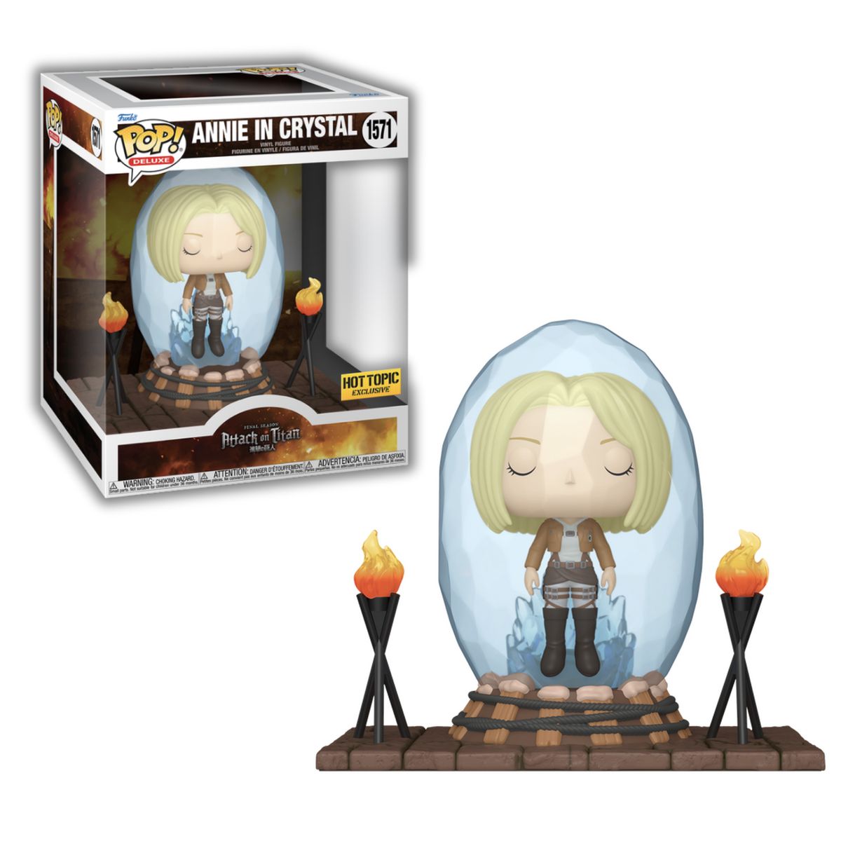 FUNKO - Annie En Cristal Funko Pop 1571 Attack On Titan Exclusivo