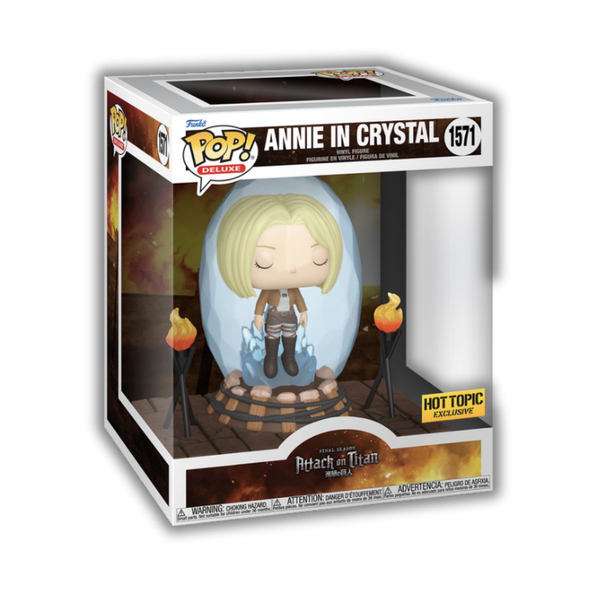 FUNKO - Annie En Cristal Funko Pop 1571 Attack On Titan Exclusivo