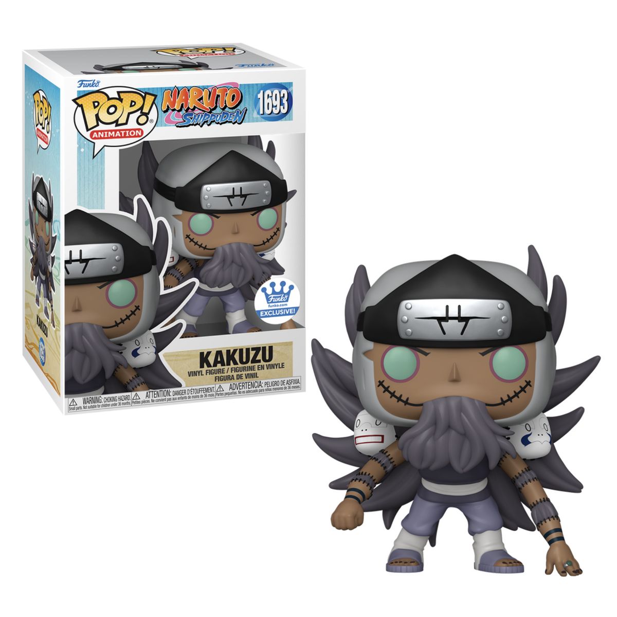 FUNKO - Kakuzu Funko Pop 1693 Naruto Shippuden Exclusivo