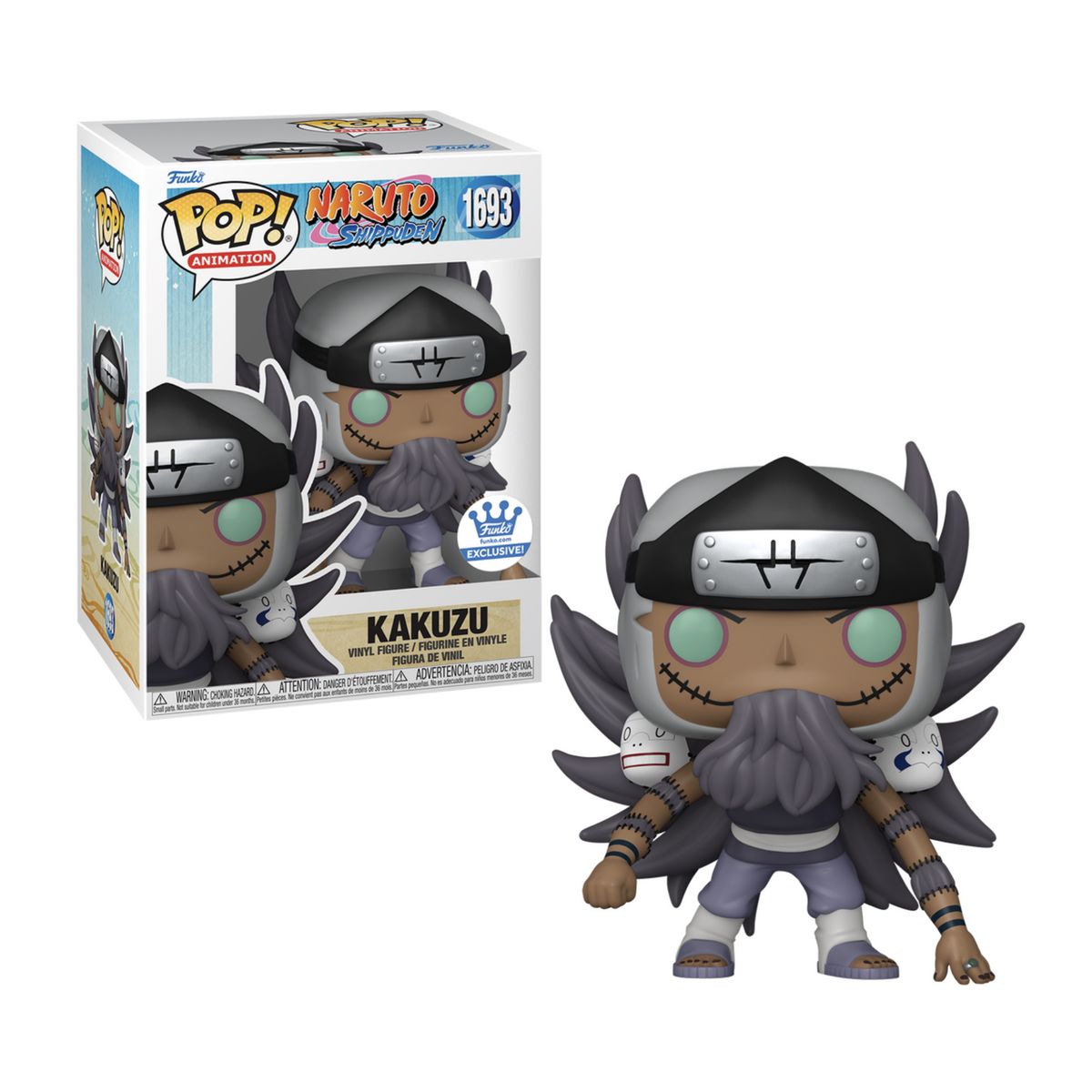 FUNKO - Kakuzu Funko Pop 1693 Naruto Shippuden Exclusivo