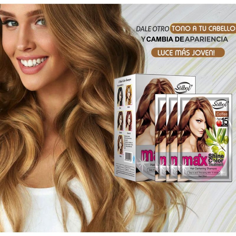 GENERICO - SHAMPOO TINTE ORGÁNICO CAFÉ X10 SACHET