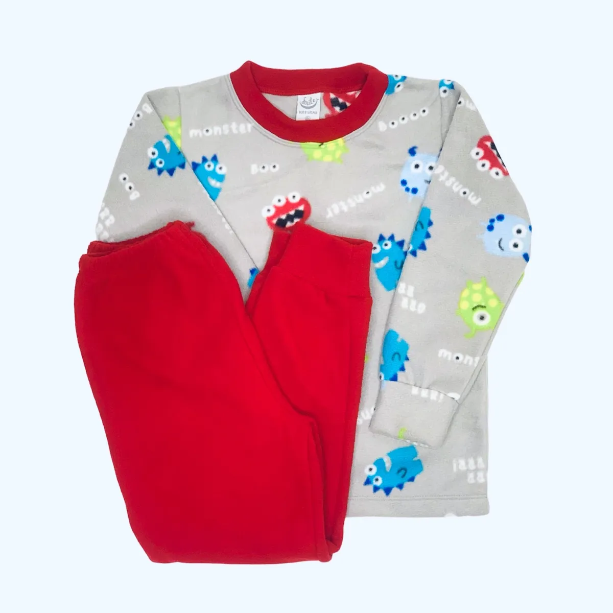 OTTOWARE - PIJAMA NIÑO MOUNSTRO ROJO_.