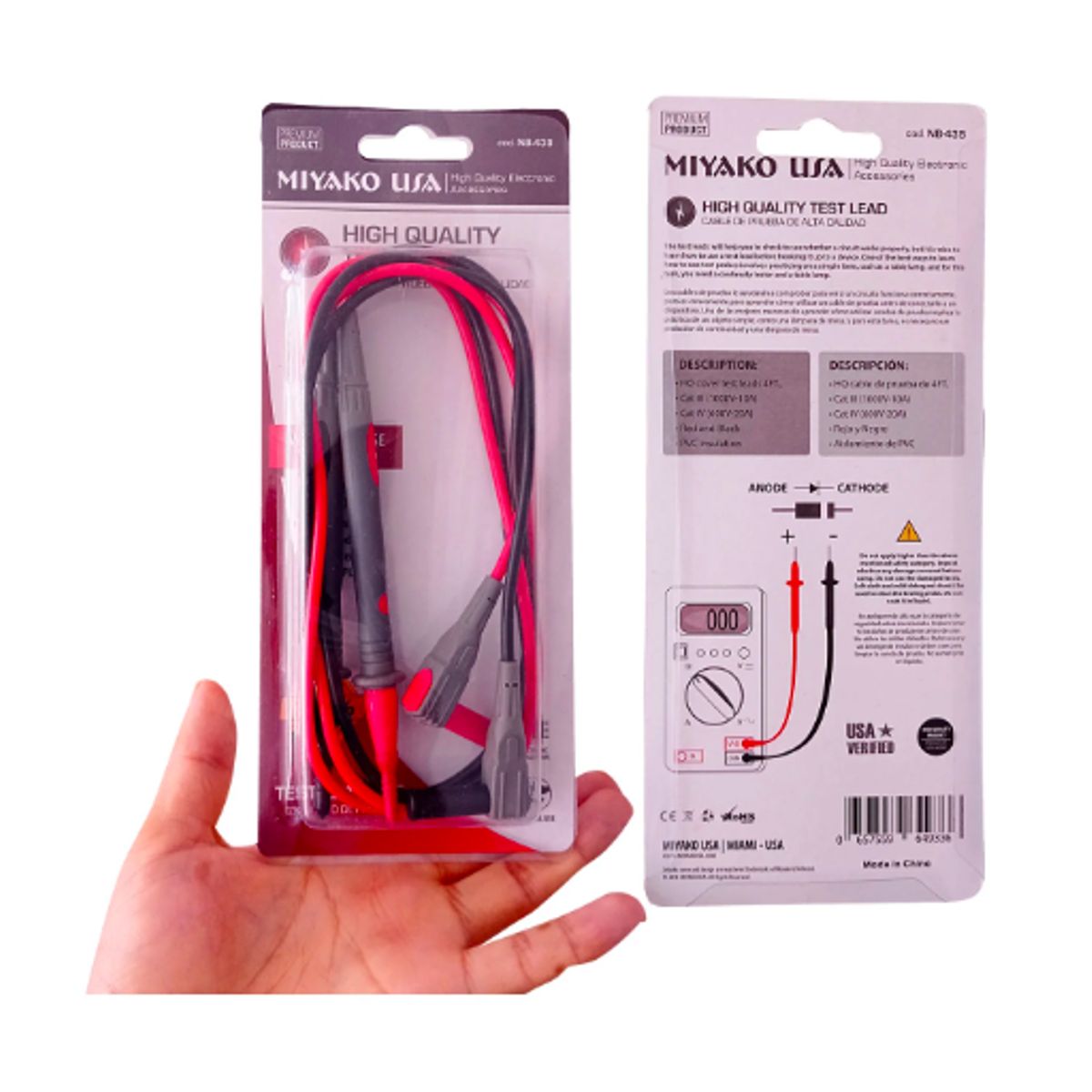 MIYAKO - Punta para Multímetro NB-438 MIYAKO