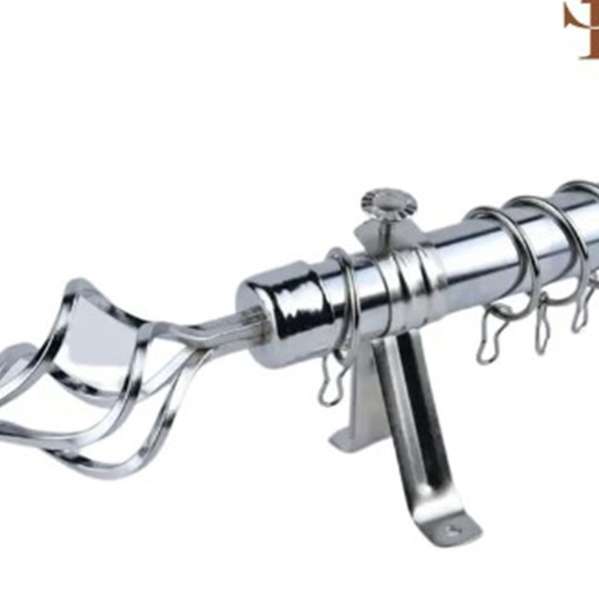 GENERICO - Barra / tubo de cortina decorativo graduable maximo 3 mts