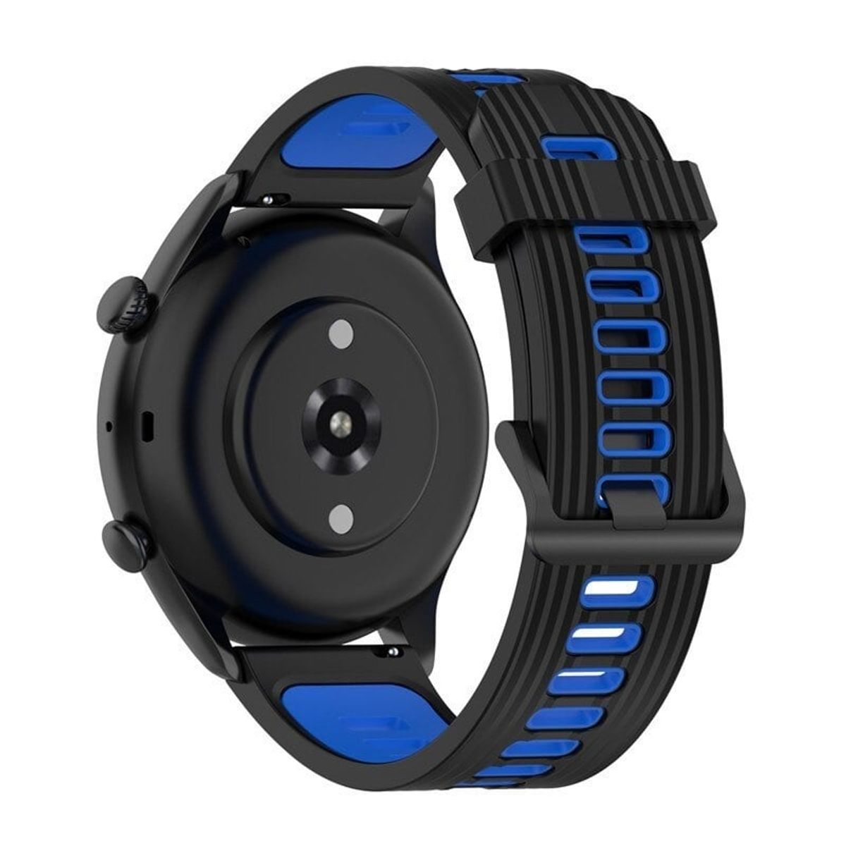GENERICO - Correa Silicona Sport 3 para SAMSUNG GALAXY WATCH FE - NAzul