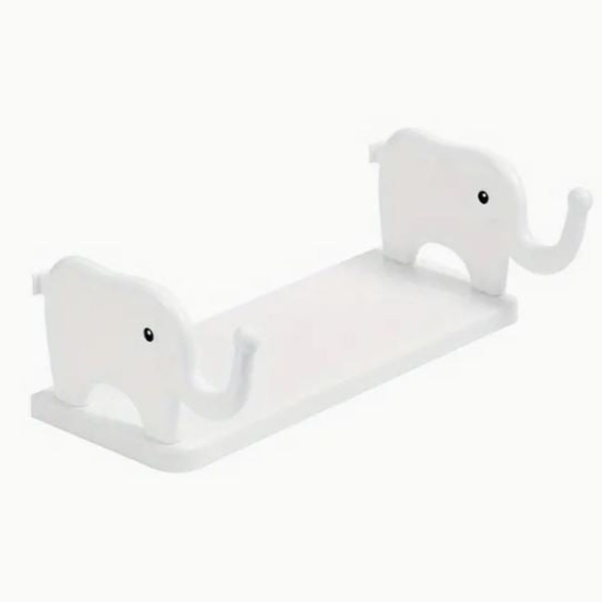 GENERICO - REPISA DE PLASTICO DECORATIVA - PACK X3 BLANCO