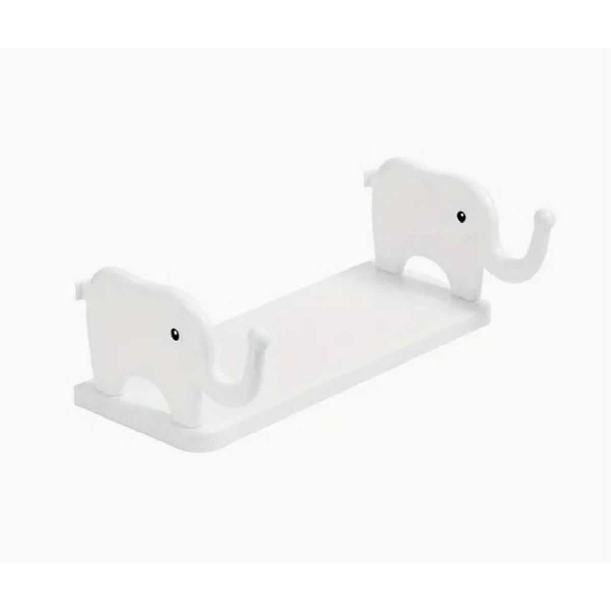 GENERICO - REPISA DE PLASTICO DECORATIVA - PACK X3 BLANCO