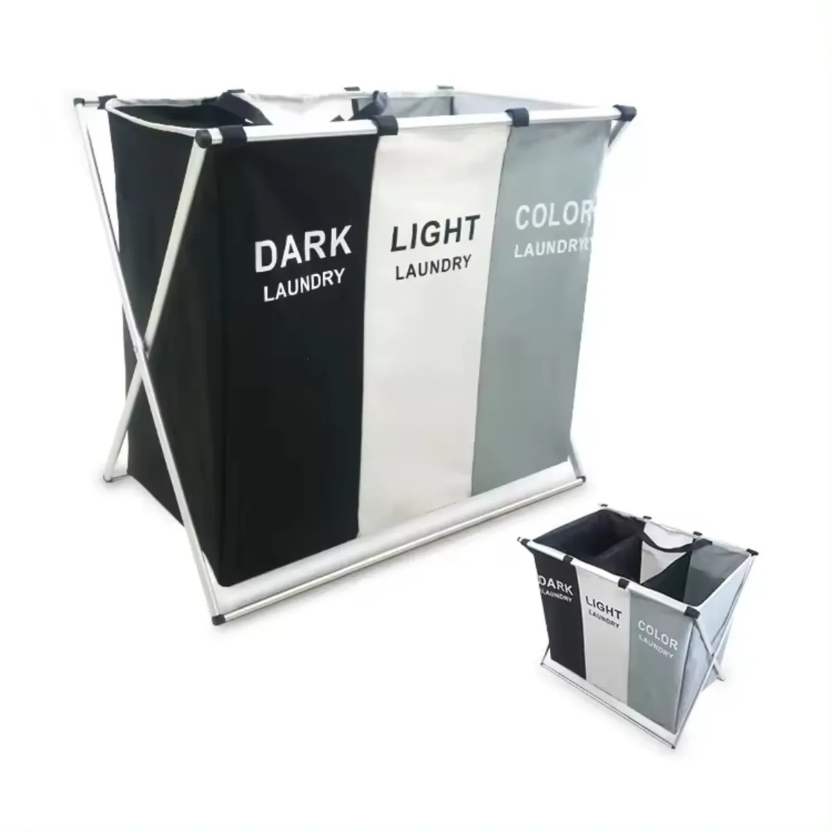 GENERICO - Cesta de Ropa Generico de 3 Divisiones