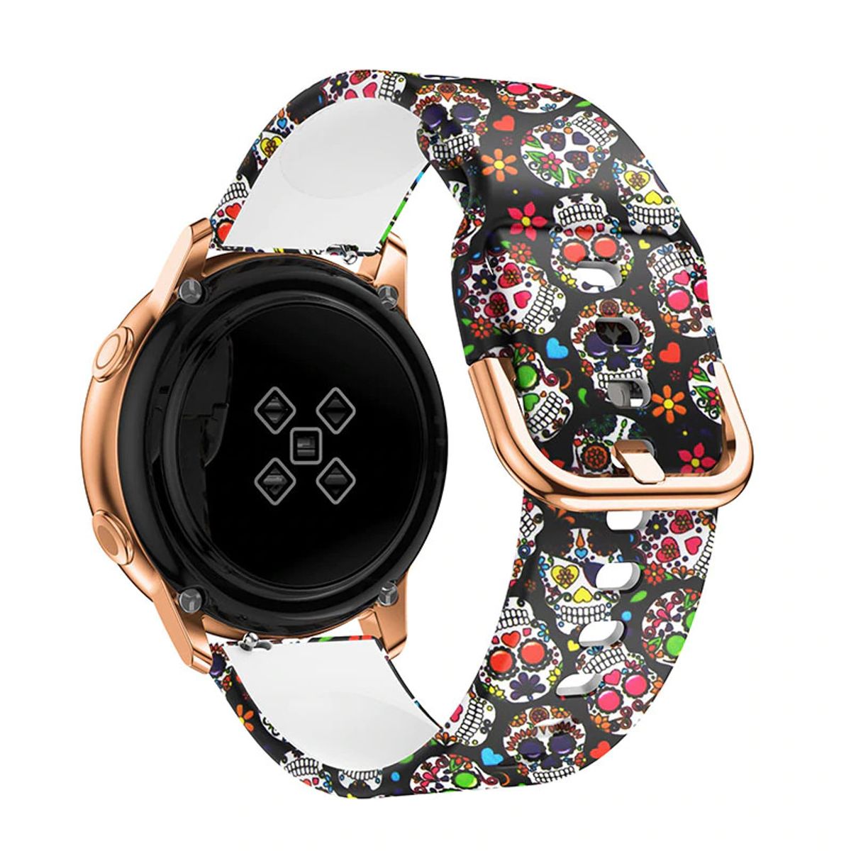 GENERICO - Correa Silicona Diseño para SAMSUNG GALAXY WATCH 7 - Skull