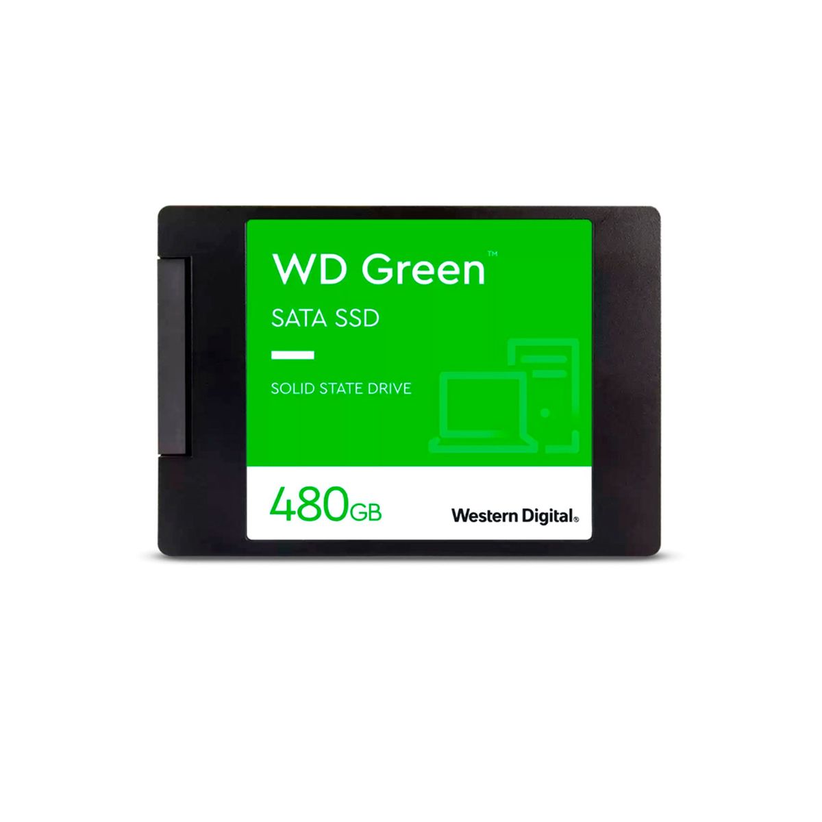 WESTERN DIGITAL - SSD WESTERN DIGITAL GREEN WDS480G3G0A 480GB SATA P/N: WDS480G3G0A