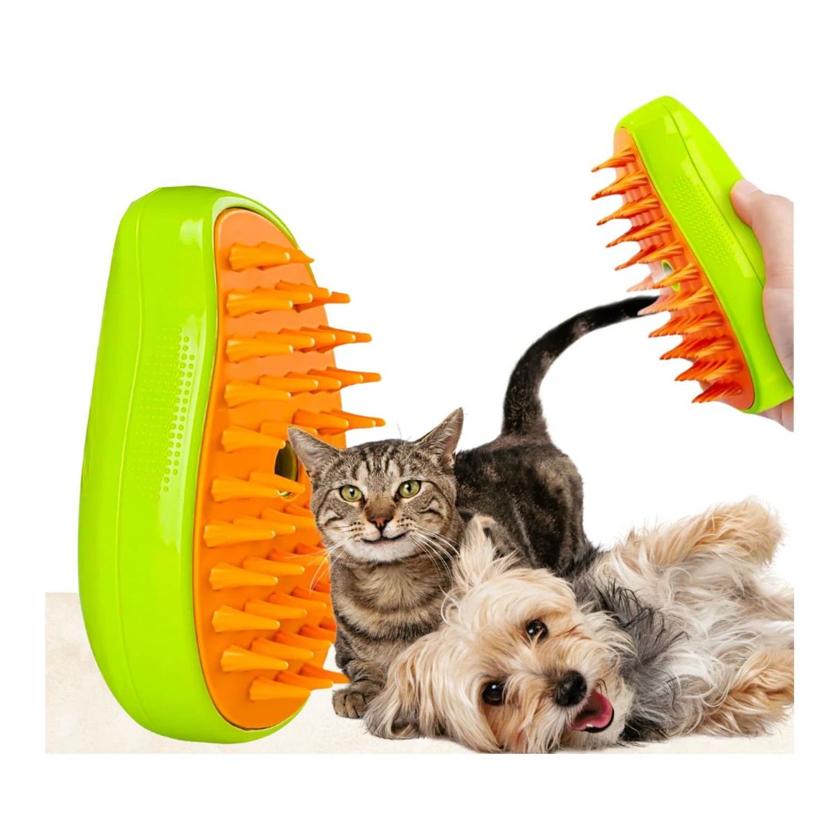 OEM - Cepillo Quitapelos a Vapor  para Gatos y Perros - Recargable