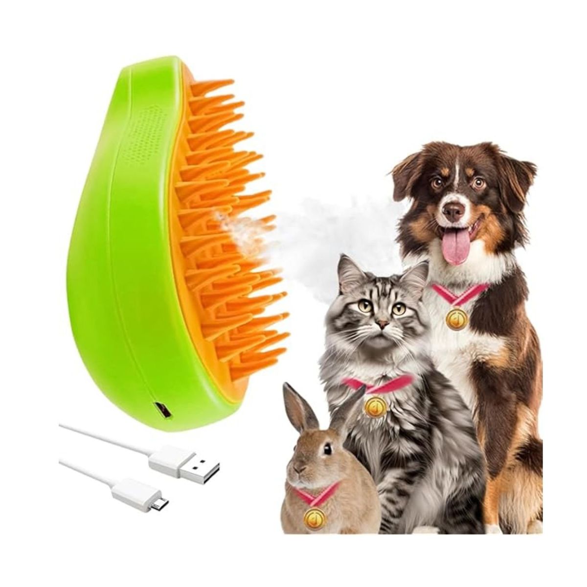 OEM - Cepillo de Vapor  Removedor de Pelo de Mascotas - Recargable