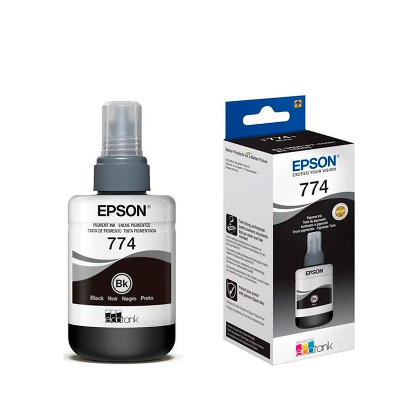 EPSON - BOTELLA DE TINTA EPSON T774120, NEGRO, 140ML P/N: T774120