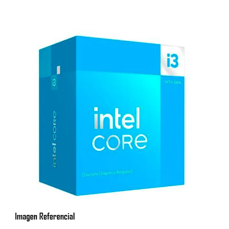 INTEL - PROCESADOR INTEL CORE I3-14100F 3.50/4.70GHZ P/N: BX8071514100