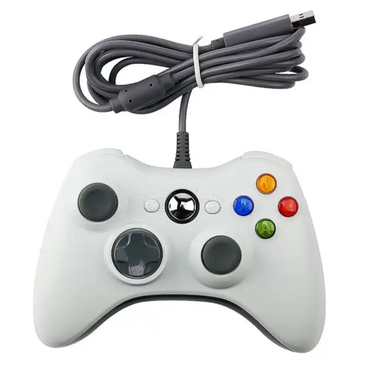 GENERICO - Mando con Cable Usb para Xbox 360 Pc Windows Gamepad Joystick NJX301