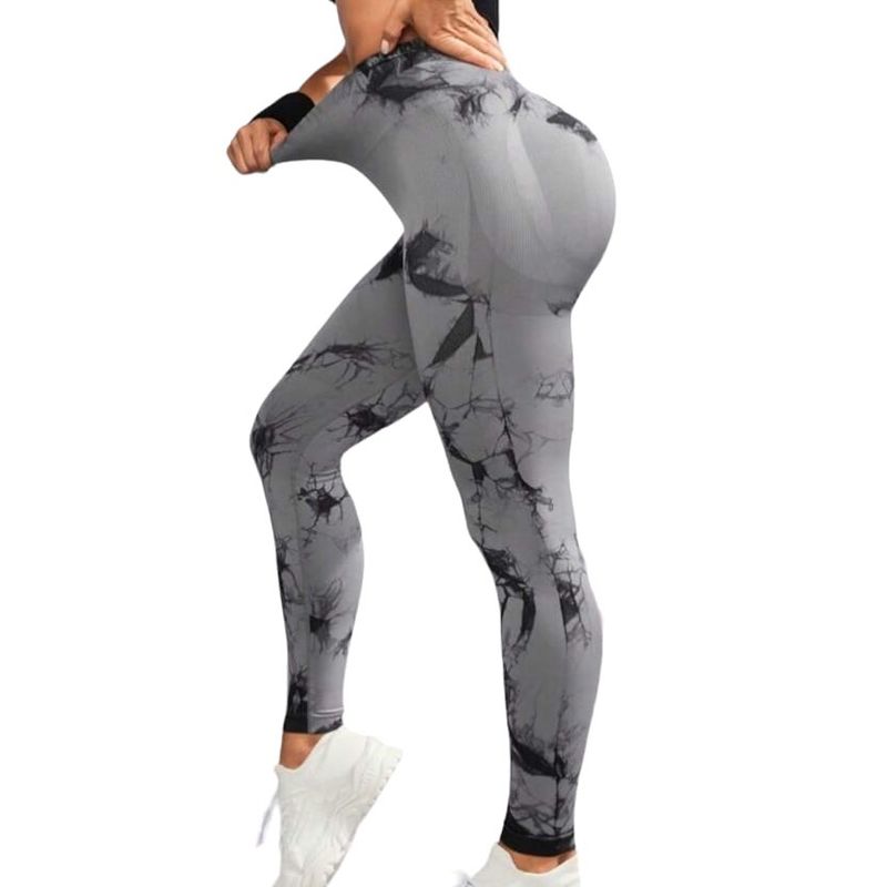 EPAUS - Leggings Push up Tie Dye Deportivo para Mujer